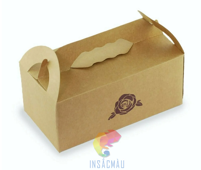Mẫu hộp đựng bánh mì bằng giấy kraft