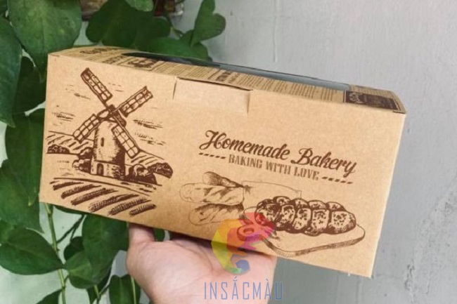 Mẫu hộp đựng bánh mì thiết kế ấn tượng