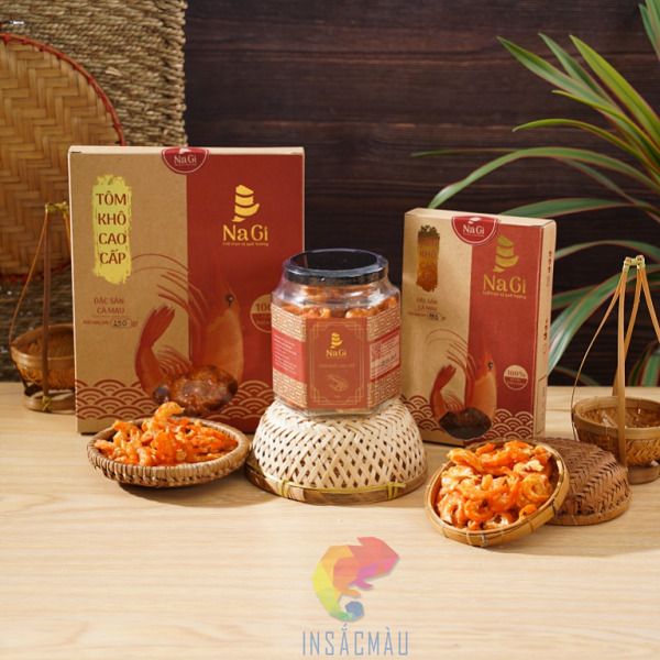 Mẫu hộp đựng tôm khô chất lượng cao