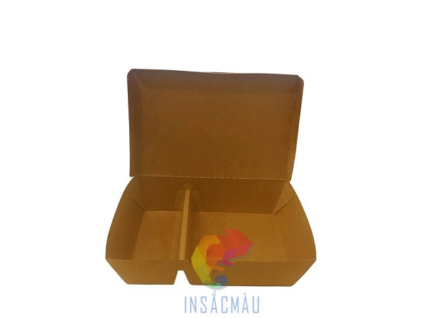Mẫu hộp 2 ngăn bằng giấy kraft