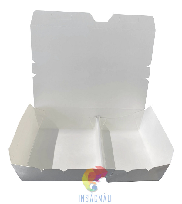 Mẫu hộp giấy 2 ngăn nắp gài