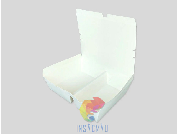 Mẫu hộp giấy couche 2 ngăn