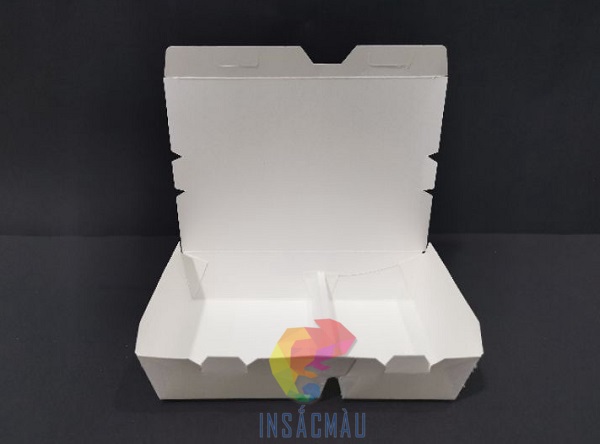 Mẫu hộp giấy 2 ngăn kiểu nắp gài