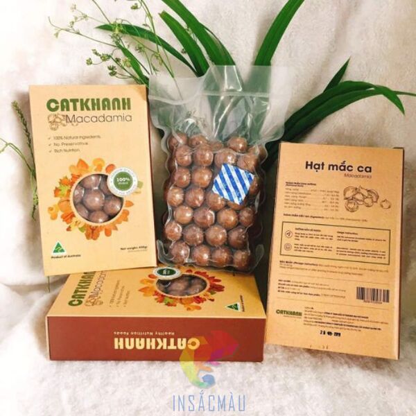 In hộp giấy đựng hạt macca có tác dụng gì