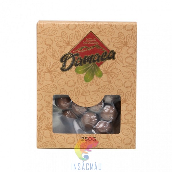 Mẫu hộp đựng hạt macca bằng giấy kraft