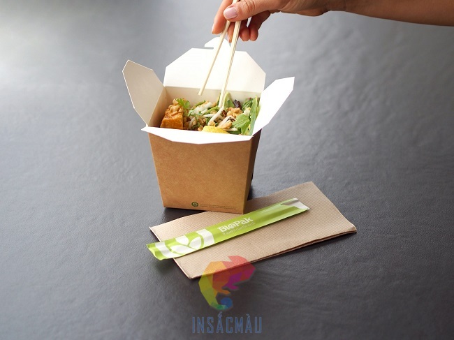 Mẫu hộp đựng mì bằng giấy kraft