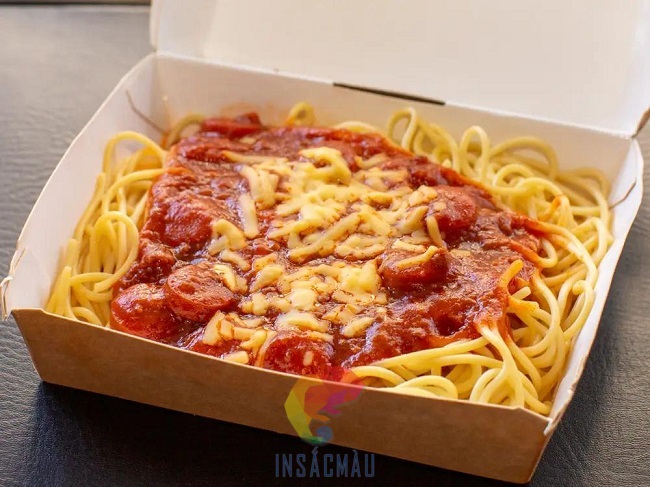 Mẫu hộp đựng mì ý kiểu nắp gài