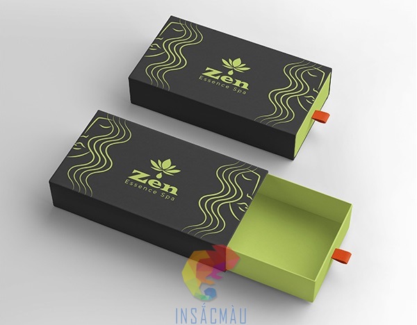 Mẫu hộp cứng nắp rút tinh tế, ấn tượng