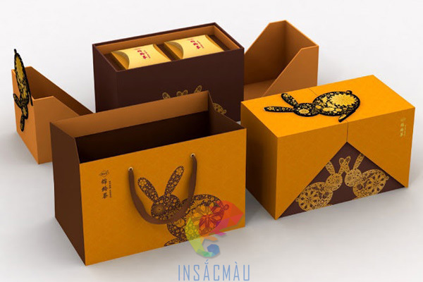 Mẫu hộp giấy cứng thiết kế nắp cánh bướm