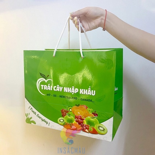 Mẫu túi giấy đựng trái cây