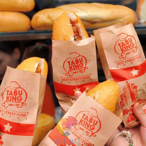 Mẫu bao bì túi đựng bánh mì