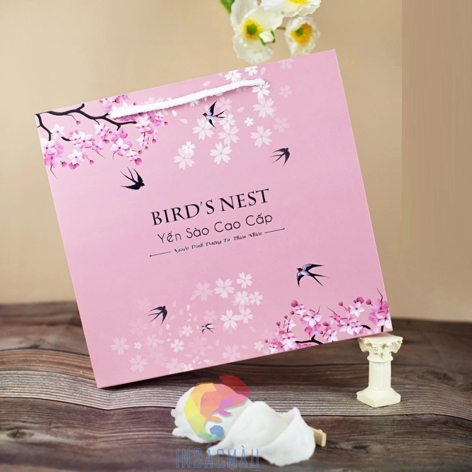 Mẫu túi giấy đựng yến sào