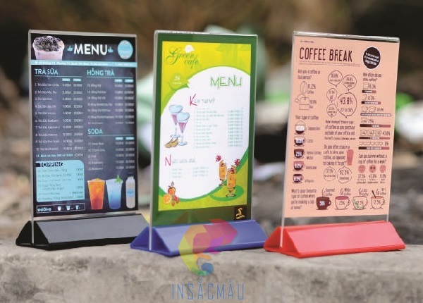 Các ứng dụng phổ biến của standee để bàn