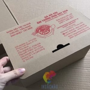 Hộp Giấy Đựng Gà Bó Xôi