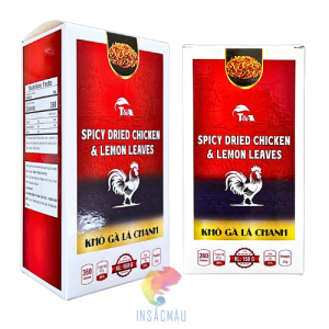 Hộp Giấy Đựng Khô Gà