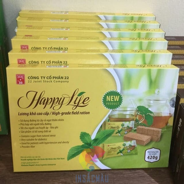 In hộp giấy đựng lương khô theo yêu cầu, chất lượng tại In Sắc Màu