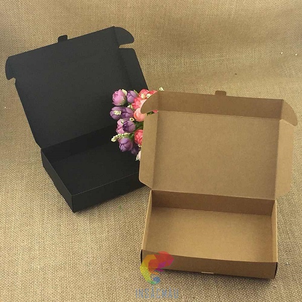 Mẫu hộp giấy kraft kiểu nắp gài