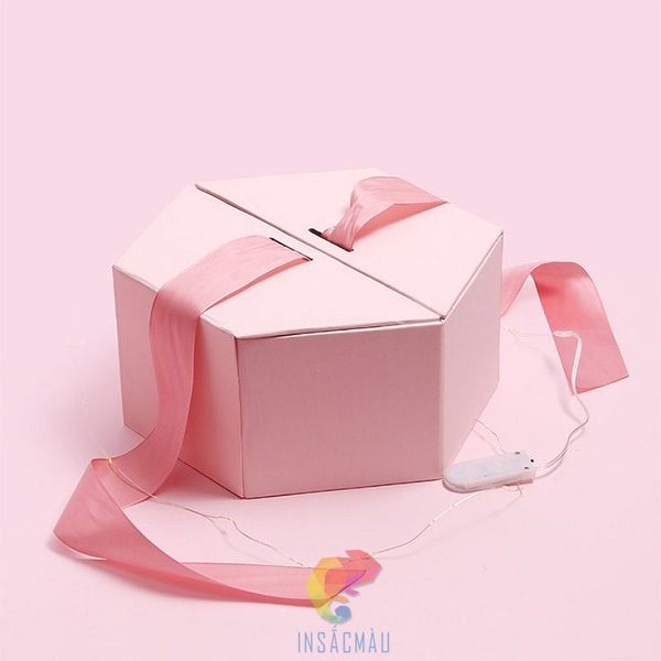 Mẫu hộp quà tặng hình đa giác