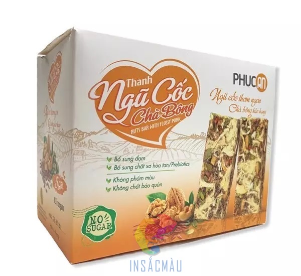 Quy cách in hộp giấy đựng ngũ cốc tại In Sắc Màu