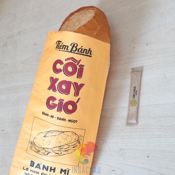Mẫu túi giấy đựng bánh mì truyền thống