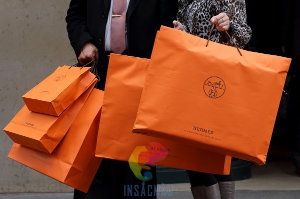 Mẫu túi giấy thời trang thương hiệu Hermes