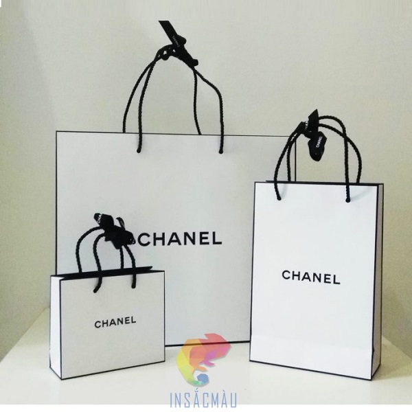 Mẫu túi giấy thời trang thương hiệu Chanel