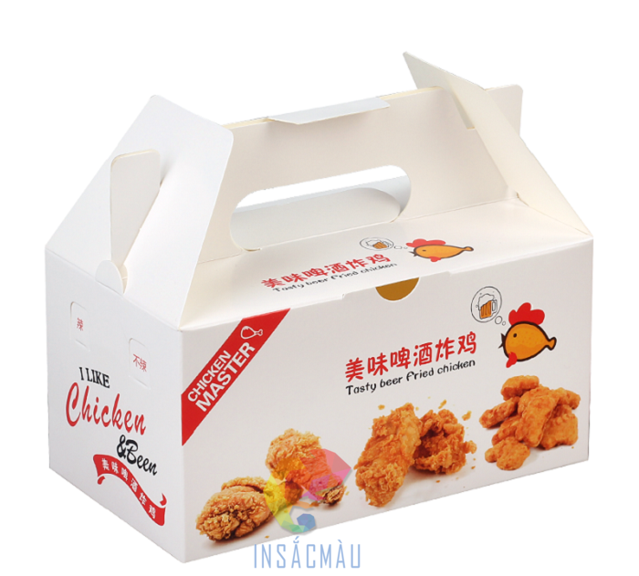 In Hộp Giấy 60 Hộp giấy có quai xách