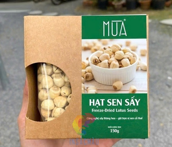 Các loại hộp đựng hạt sen thông dụng nhất trên thị trường