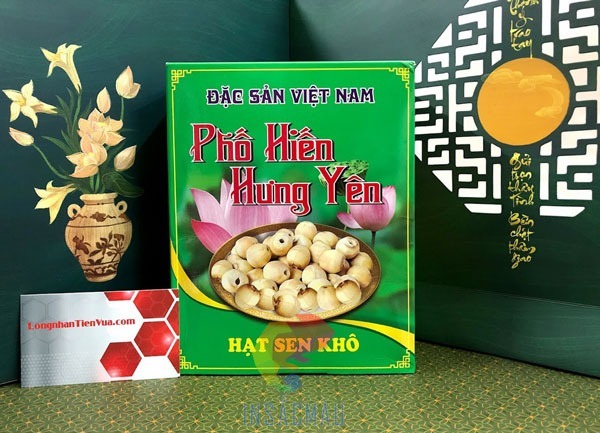Mẫu hộp giấy đựng hạt sen khô