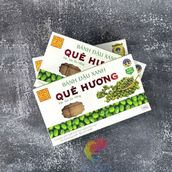 Mẫu hộp đựng bánh đậu xanh đẹp, có cửa sổ