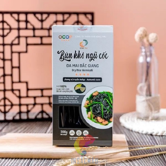 Lưu ý quan trọng khi thiết kế và in ấn hộp giấy đựng bún khô