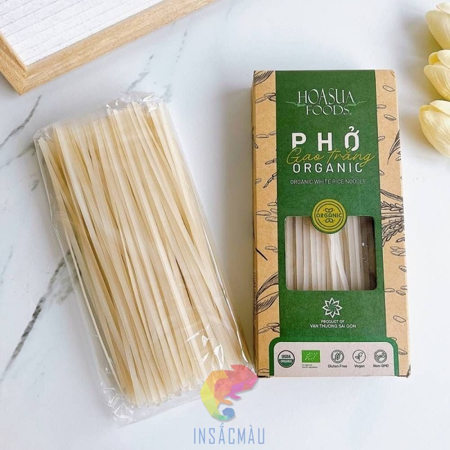 Mẫu hộp giấy đựng phở khô