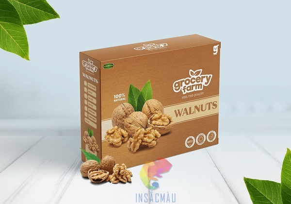 Hộp Giấy Đựng Hạt Óc Chó 19 Tại sao cần in hộp giấy đựng hạt óc chó chuyên dụng
