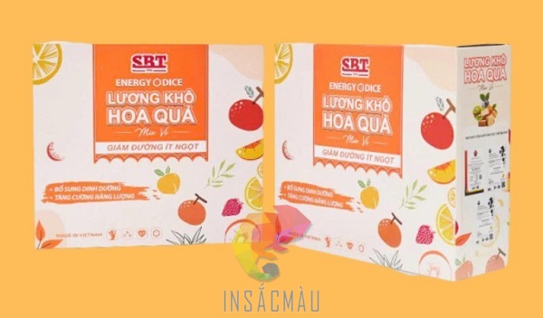 Mẫu hộp đựng lương khô dáng nắp gài