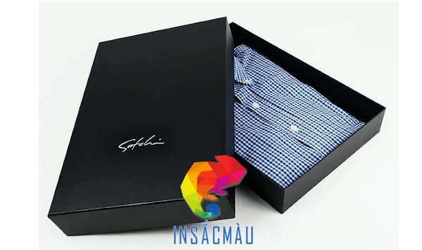 Mẫu hộp giấy đựng quần áo nắp âm dương