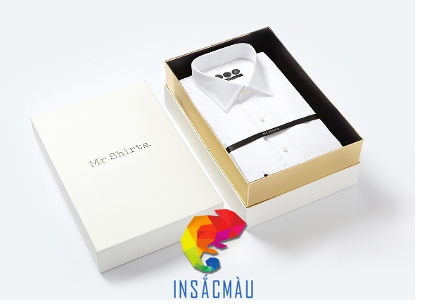 Mẫu hộp nắp âm dương đựng áo sơ mi