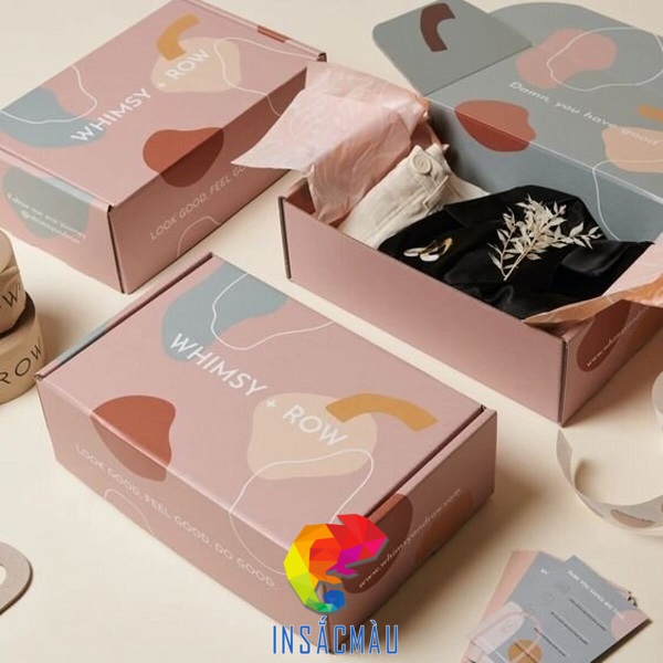 Mẫu hộp đựng quần áo thiết kế ấn tượng