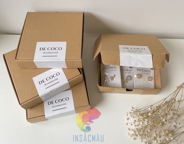 In Hộp Giấy 55 hộp nắp gài