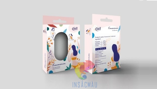 Mẫu hộp đựng mỹ phẩm có cửa sổ