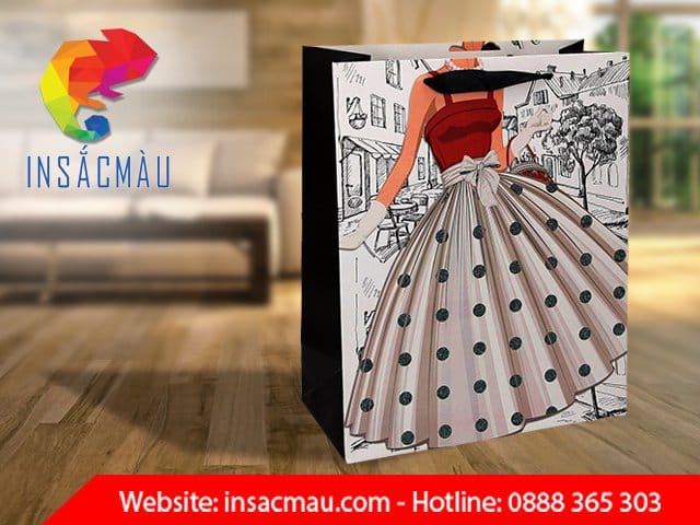 Mẫu túi giấy thời trang đẹp, thiết kế ấn tượng