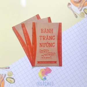 Túi Giấy Đựng Bánh Tráng Nướng