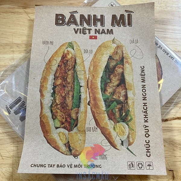 Mẫu giấy gói bánh mì Việt Nam