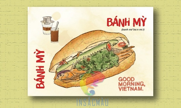 Mẫu giấy gói bánh mì thiết kế ấn tượng
