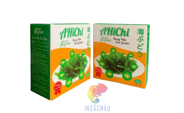 Mẫu hộp giấy đựng rong biển đẹp, chất lượng cao