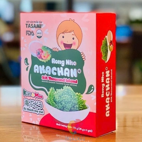 Mẫu hộp giấy đựng rong biển cho trẻ em