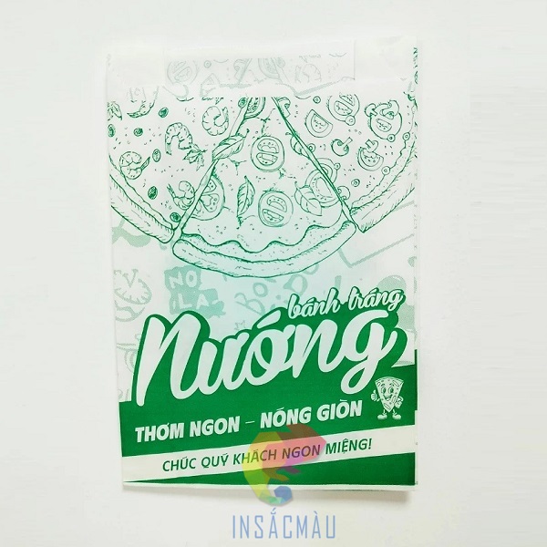 Mẫu túi đựng bánh tráng nướng thiết kế theo yêu cầu