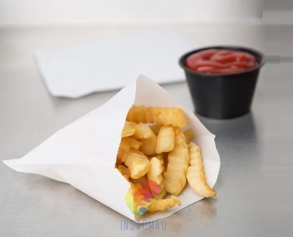 Mẫu túi đựng khoai tây chiên dạng phẳng