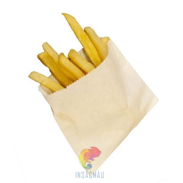 Mẫu túi đựng khoai tây chiên bằng giấy kraft