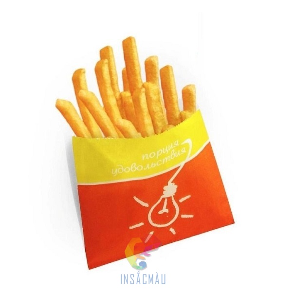 Mẫu túi đựng khoai tây chiên phần 1 người ăn