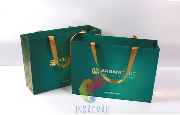 Mẫu túi giấy ép kim thiết kế sang trọng, cao cấp